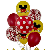 SET GLOBOS MICKEY X8